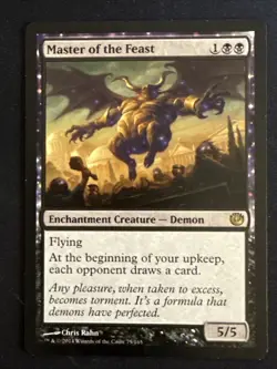 1x Master of the Feast (75) Journey into Nyx LP MTG Magic the Gathering x1 MKE - Image 1