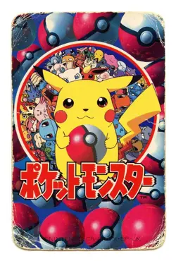 1998 Vintage Caterpie 2 of Spades Pokemon Televi-kun Poker Playing Card - Image 3