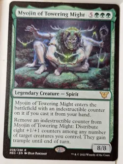 Myojin of Towering Might - Commander Kamigawa - Magic the Gathering MTG Nice! - Image 1