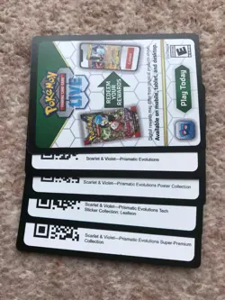 Prismatic Evolutions SPC + Pack + Poster + Online Code Cards - via eBay Message - Image 1