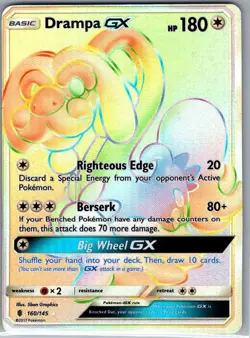 Drampa GX 160/145 SM - Guardians Rising - Pokemon Card - NM - Image 1