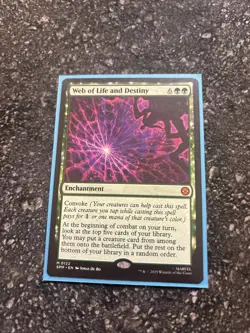 x1 Web of Life and Destiny - Foil M MTG Marvel's Spider-Man M/NM, English - Image 1