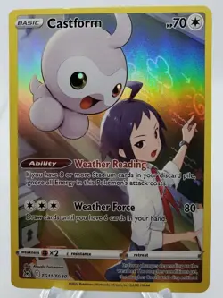 Castform - TG11/TG30 - Pokemon Lost Origins Trainer Gallery Holo Rare Card NM - Image 1