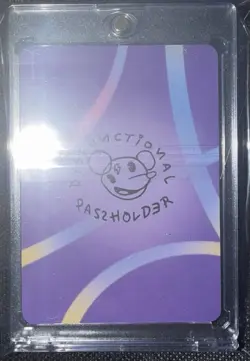 Pokenot Shiny Frogninja Patreon Exclusive Dysfunctional Passholder Pokemon Card - Image 2
