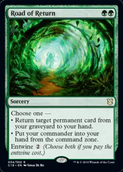 1 x Road of Return - Commander 2019 - NM-Mint - MTG - Image 1