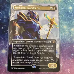 Hashaton, Scarab's Fist (REGULAR) x1 - MTG Aetherdrift Commander DRC #1 - Image 1