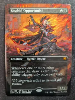 Morbid Opportunist - Borderless - MTG Special Guest (MTG) - Image 1