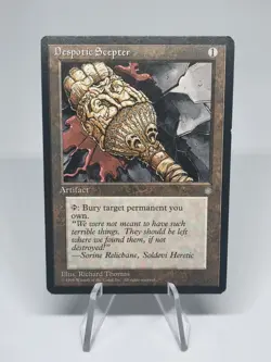 Magic The Gathering TCG Despotic Scepter Ice Age MTG Vintage 1995 WOTC Regular. - Image 1