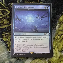 Unstable Harmonics - Rhystic Study Unplayed - Arcane Secret Lair - MtG SLD 478 - Image 1