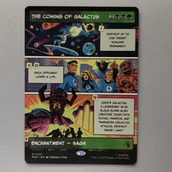 The Coming of Galactus (Borderless) 307 NM Marvel Super Heroes MTG Regular - Image 1