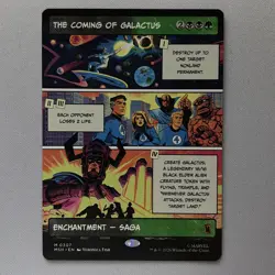 The Coming of Galactus (Borderless) 307 NM Marvel Super Heroes MTG Regular - Image 2