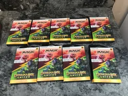 Lot Of 9 WOTC MTG Booster Pack Dominaria United Jumpstart Booster Pack New - Image 1