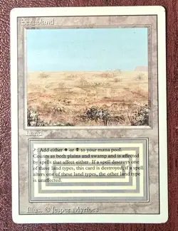 Scrubland - MtG Revised/3rd Ed. - Rare MP 1994 (c4) - Image 2