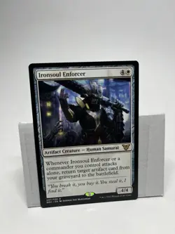 Ironsoul Enforcer Commander: Kamigawa: Neon Dynasty Regular - Image 1