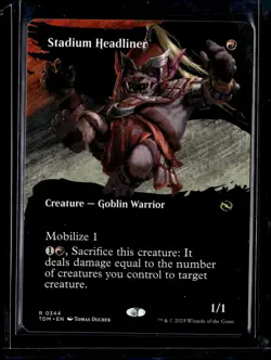 Stadium Headliner (Borderless) - 344 - TDM - NM - MTG Magic the Gathering - Image 1