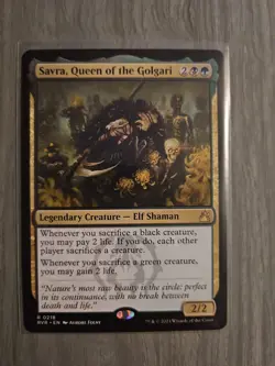 Savra, Queen Of The Golgari- NM- Ravnica Remastered- Mtg Magic Card - Image 1