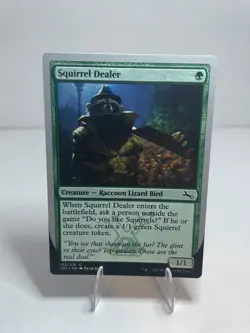 Squirrel Dealer 123 Common Unstable Magic: The Gathering Lightly Played - Image 1