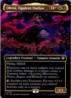 Olivia, Opulent Outlaw (Borderless) 2 Mythic Magic: The Gathering NM/M - Image 1