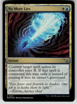 No More Lies Foil U Murders at Karlov Manor 221 NM - Image 1