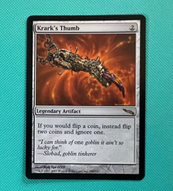 Krark's Thumb - Mirrodin - MTG - Magic the Gathering - Image 1