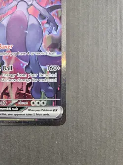 Team Rocket's Mewtwo ex 231/182 Destined Rivals Special Illustration Rare - Image 3