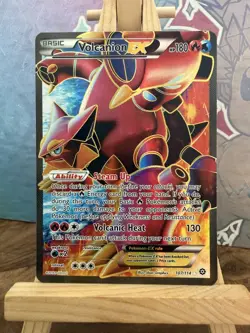 Volcanion EX - 107/114 - Pokemon Steam Siege XY Ultra Rare Card NM - Image 1