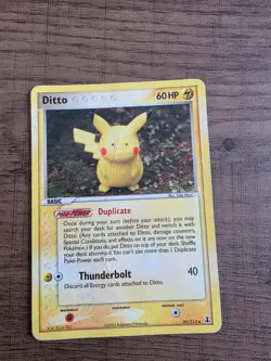 Pokemon EX Delta Ditto (Pikachu) Card 63/113 Card - Image 1