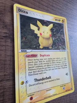 Pokemon EX Delta Ditto (Pikachu) Card 63/113 Card - Image 2