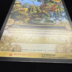 World of WarCraft TCG Landro’s Gift Unused Loot Card Spectral Tiger Mount Chance - Image 4