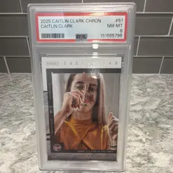 Panini 2025 Caitlin Clark Chronicled Life Style #51 Indiana Fever PSA 8 Graded - Image 1