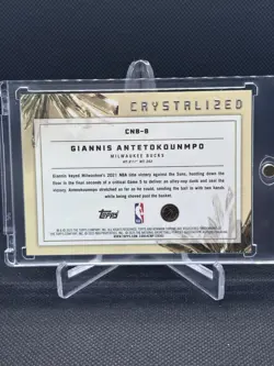 Giannis Antetokoumpo Crystallized Case Hit CNB-8 2025 Topps Bowman Chrome - Image 2