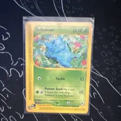 Pokemon TCG Bulbasaur Common Regular 094/165 Expedition Base Set English 50 HP - Image 1