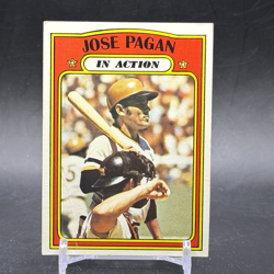1972 Topps #702 Jose Pagan Pittsburgh Pirates Vintage High Number Baseball Card - Image 1