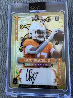 Chris Brazzell II - 5 Card Draw Stacked Deck Black Tie - Rare “Joker” Rookie 1/1 - Image 1