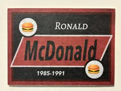 SQUIRE FRIDELL autograph RONALD McDONALD actor custom card signed - Image 2