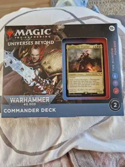 MTG 40K The Ruinous Powers Warhammer 40,000 Universes Beyond Commander Deck - Image 1