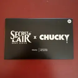 Magic The Gathering Secret Lair Chucky Foil Collection Card - Image 1