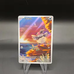VULLABY 144/086 HOLO ILLUSTRATION RARE WHITE FLARE POKEMON NM - Image 1