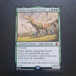 Magic The Gathering - Ghalta Stampede Tyrant - The Lost Caverns of Ixalan: Promo - Image 1