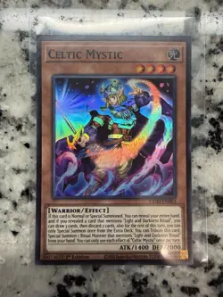Celtic Mystic CORI-EN003 Super Rare 1st Edition YuGiOh! TCG NM - Image 1