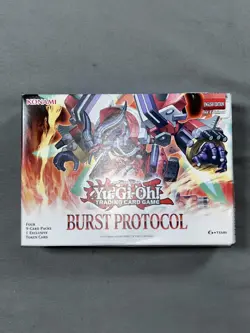Yu-Gi-Oh Burst Protocol 1st Edition English TCG Sealed Mini Booster Box 4 Packs - Image 1