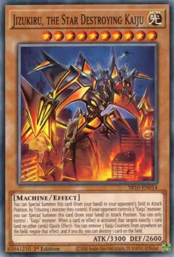 Jizukiru, the Star Destroying Kaiju - SR10-EN014 - Common - 1st Edition - Image 1