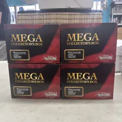 Yu-Gi-Oh! TCG Mega Collector's Box With 52 Cards Lot Of 4 Sealed - Image 1