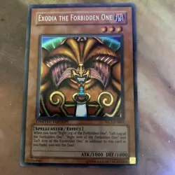 Yugioh! Exodia The Forbiden One #MC1-EN001 Limited Edition Secret Rare NM - Image 1