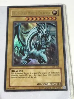 Blue-Eyes White Dragon - LOB-001 - Unlimited - NM - Image 1