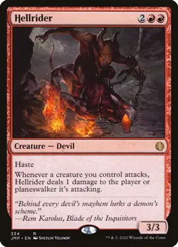 MTG Hellrider Jumpstart 334 Regular Rare - Image 1