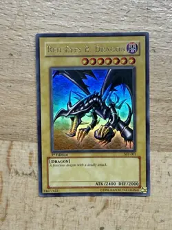 LP! Yugioh Red-Eyes Black Dragon SDJ-001 1st Edition Holo Rare Yu-Gi-Oh! - Image 1