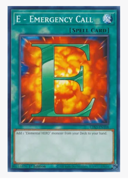 E - Emergency Call LDS3-EN108 Common YuGiOh - Image 1