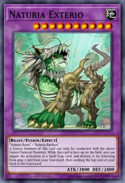 Naturia Exterio HAC1-EN119 1st ED NM Yu-Gi-Oh! Duel Terminal Ultra Rare - Image 1