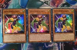 Yugioh X3 Toon Harpie Lady TOCH-EN002 1ST ED NM SUPER X3 PLAYSET - Image 1